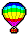 a hot air balloon
